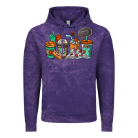 Cloud Purple Basketball coffee cups Vintage Hoodie - NancyCooperArtShop
