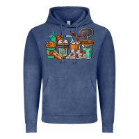 Vintage Denim Basketball coffee cups Vintage Hoodie - NancyCooperArtShop