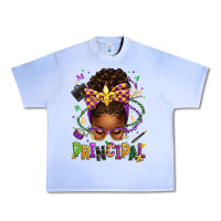 Grape Ice mardi gras principal afro messy bun Urban Heavy Tee - texasbilliewilder