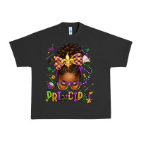 Pigment Black mardi gras principal afro messy bun Urban Heavy Tee - texasbilliewilder
