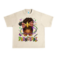 Sandshell mardi gras principal afro messy bun Urban Heavy Tee - texasbilliewilder