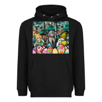 Black easter Heavyweight Hoodie - CowhideDigitalArt