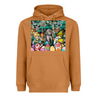 Meerkat easter Heavyweight Hoodie - CowhideDigitalArt