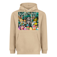 Mushroom easter Heavyweight Hoodie - CowhideDigitalArt