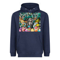Navy easter Heavyweight Hoodie - CowhideDigitalArt