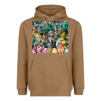 Toasted Coconut easter Heavyweight Hoodie - CowhideDigitalArt