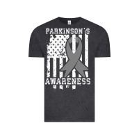 Vintage Black Parkinson's Disease Awareness T  Gift for PD Patients Vintage Tee - trangStudio