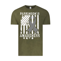 Vintage Olive Parkinson's Disease Awareness T  Gift for PD Patients Vintage Tee - trangStudio