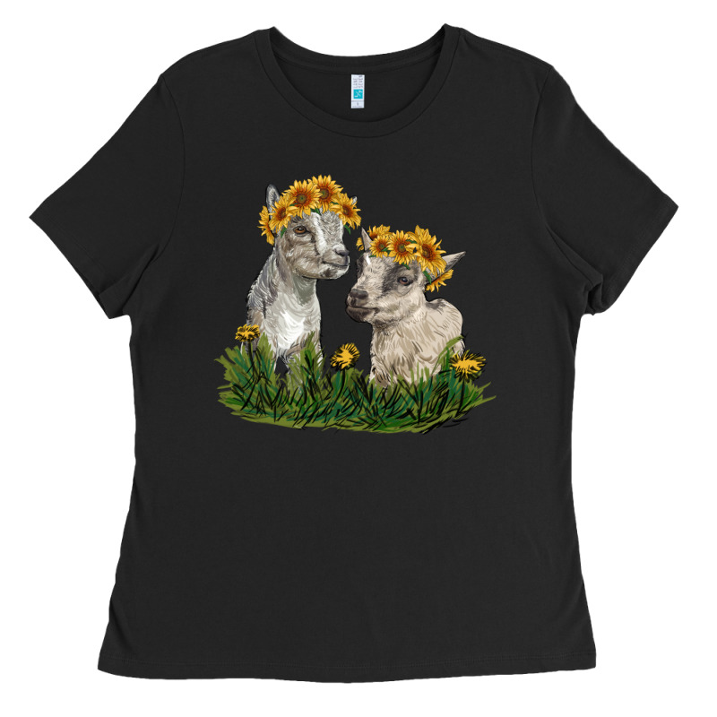 Baby Goats Ladies Tee by RanaPortraitStore | Teevron