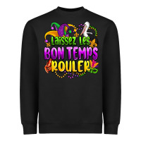 Black laissez les bon temps rouler olivia Heavyweight Sweatshirt - OliviaCreatesArt
