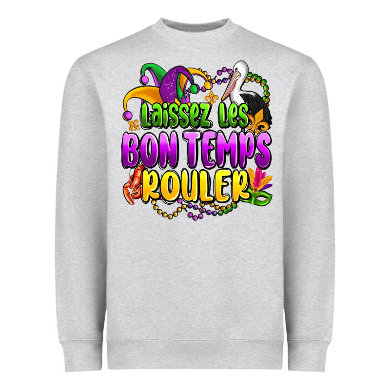 Laissez Les Bon Temps Rouler Olivia Heavyweight Sweatshirt by OliviaCreatesArt | Teevron
