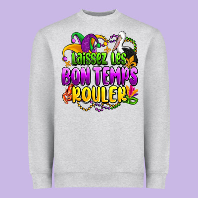 Laissez Les Bon Temps Rouler Olivia Heavyweight Sweatshirt Designed By Oliviacreatesart