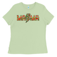 Matcha Mama Christmas lightning bolt Ladies Tee - NancyCooperArtShop