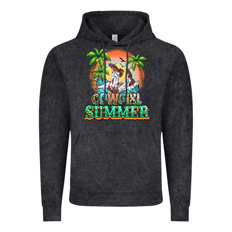 Cowgirl Summer Vintage Hoodie by NancyCooperArtShop | Teevron
