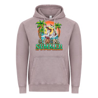 Vintage Zinc Cowgirl summer Vintage Hoodie - NancyCooperArtShop