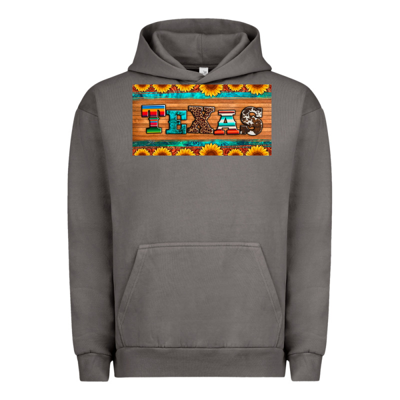 Texas Sunflowers License Plate Urban Hoodie by Artiststas | Teevron