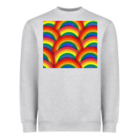 Heather Grey Pride rainbow glitter tumbler Heavyweight Sweatshirt - FaDigitalArtStudio