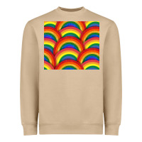 Mushroom Pride rainbow glitter tumbler Heavyweight Sweatshirt - FaDigitalArtStudio