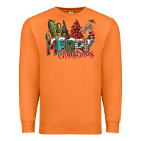 Carrot Merry Christmas Premium Sweatshirt - CowhideDigitalArt