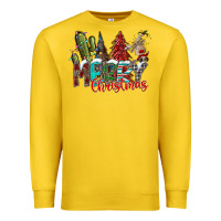 Lemon Merry Christmas Premium Sweatshirt - CowhideDigitalArt