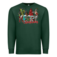 Sports Green Merry Christmas Premium Sweatshirt - CowhideDigitalArt