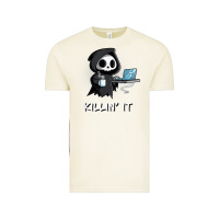 Vintage Arctic killin' it shirt funny grim reaper halloween sarcasm Vintage Tee - trangStudio