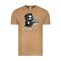 Vintage Camel killin' it shirt funny grim reaper halloween sarcasm Vintage Tee - trangStudio