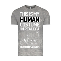 Cloud Rock This Is My Human Costume Im Really A Brachiosaurus Vintage Tee - Bettercallsaul
