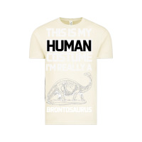 Vintage Arctic This Is My Human Costume Im Really A Brachiosaurus Vintage Tee - Bettercallsaul