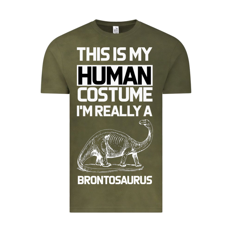 This Is My Human Costume Im Really A Brachiosaurus Vintage Tee by Bettercallsaul | Teevron