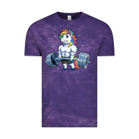 Cloud Purple Unicorn Weightlifting T Fitness Gym Deadlift Rainbow Gifts Party Men W Vintage Tee - trangStudio