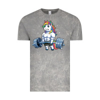 Cloud Rock Unicorn Weightlifting T Fitness Gym Deadlift Rainbow Gifts Party Men W Vintage Tee - trangStudio