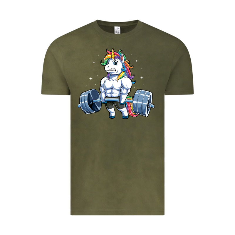 Unicorn Weightlifting T Fitness Gym Deadlift Rainbow Gifts Party Men W Vintage Tee by trangStudio | Teevron