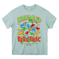 Arona griswold electric christmas vacation Heavy Core Tee - MaliasSmallBusiness