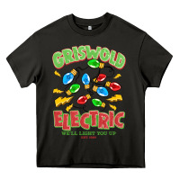Asphalt griswold electric christmas vacation Heavy Core Tee - MaliasSmallBusiness