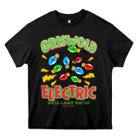 Griswold Electric Christmas Vacation Heavy Core Tee | Teevron