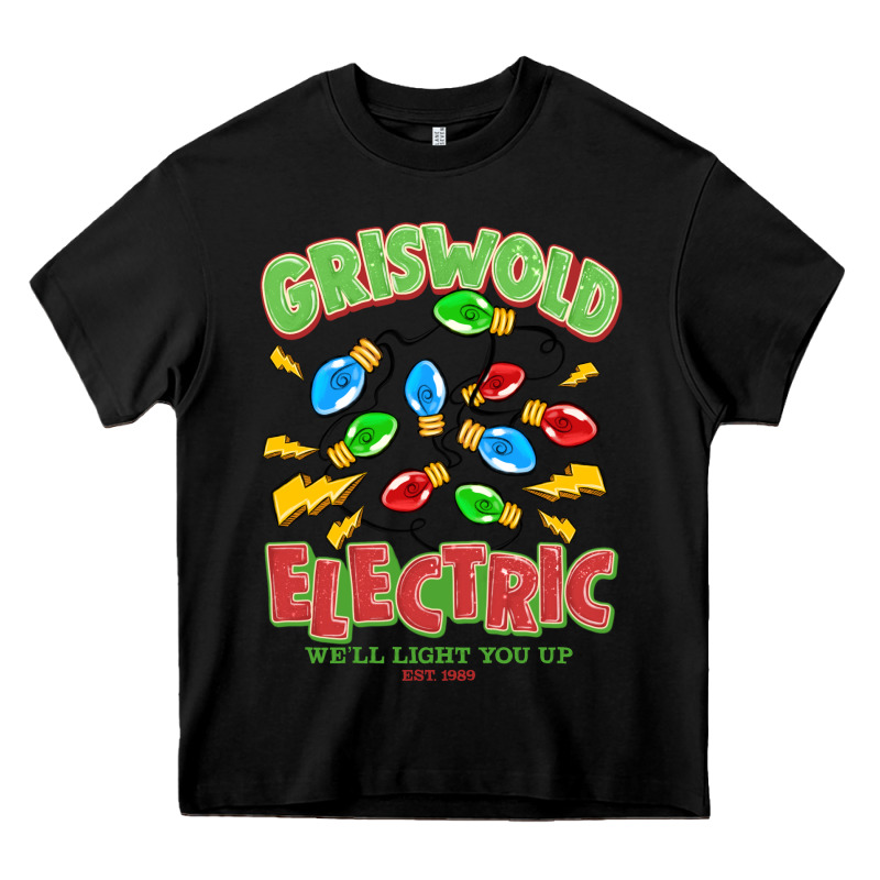 Griswold Electric Christmas Vacation Heavy Core Tee by MaliasSmallBusiness | Teevron