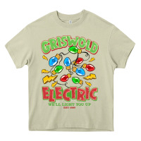 Mossy griswold electric christmas vacation Heavy Core Tee - MaliasSmallBusiness