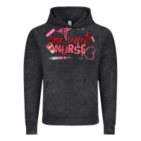 Vintage Black one loved nurse Vintage Hoodie - texasbilliewilder
