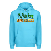 Ocean Blue whiskey business Premium Hoodie - FaDigitalArtStudio