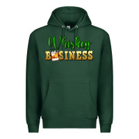 Sports Green whiskey business Premium Hoodie - FaDigitalArtStudio