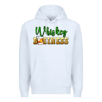 White whiskey business Premium Hoodie - FaDigitalArtStudio
