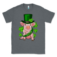 Charcoal Heather st. patrick's day lucky baby pig Classic Tee - RanaPortraitStore