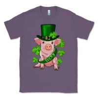 Lavender st. patrick's day lucky baby pig Classic Tee - RanaPortraitStore