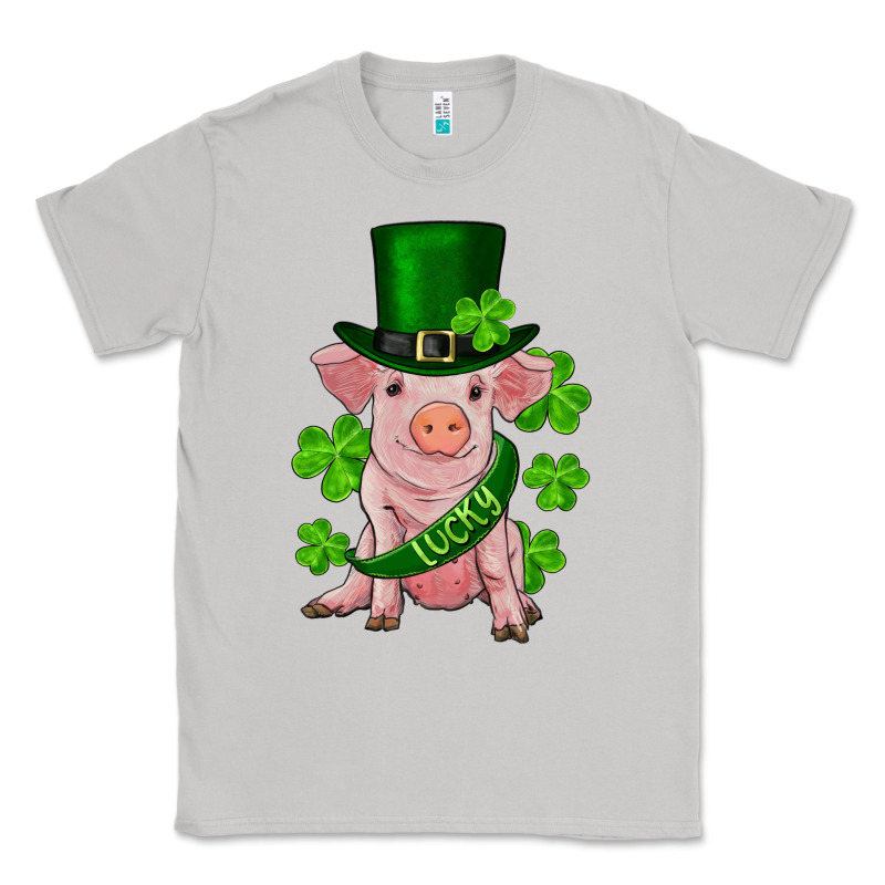 St. Patrick's Day Lucky Baby Pig Classic Tee by RanaPortraitStore | Teevron