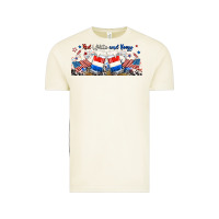 Vintage Arctic red white and boozy libbey glass Vintage Tee - RanaPortraitStore