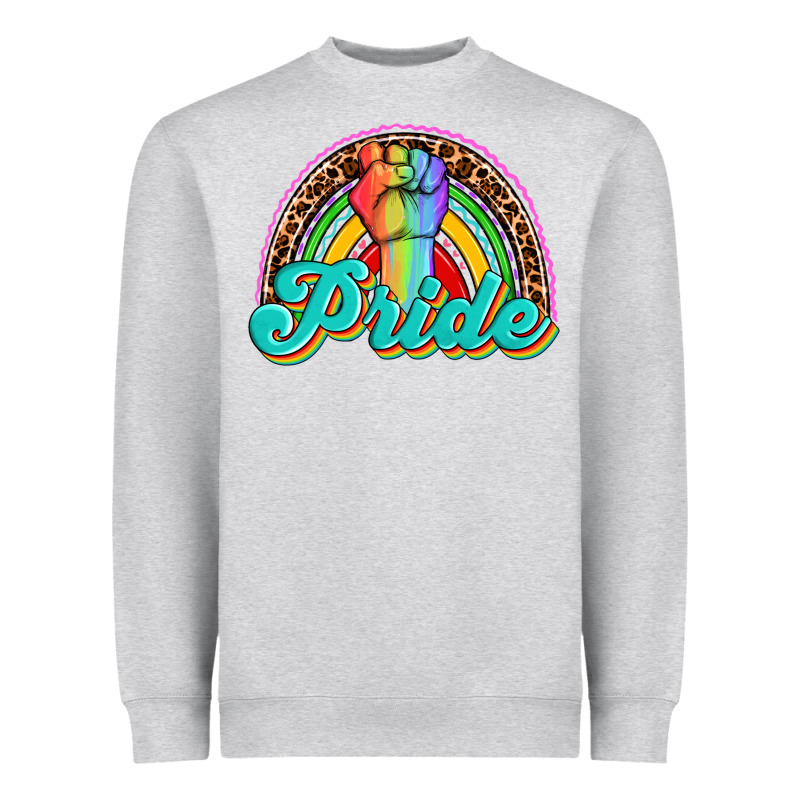 Pride Rainbow Heavyweight Sweatshirt by OliviaCreatesArt | Teevron