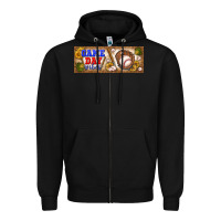Black game day vibes Zipper Hoodie - BundleAndBundleShop