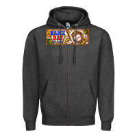 Charcoal Heather game day vibes Zipper Hoodie - BundleAndBundleShop