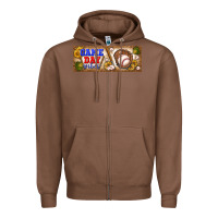 Chestnut game day vibes Zipper Hoodie - BundleAndBundleShop